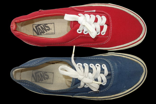 VANS made in usa ヴィンテージ　authentic era Vintage Vans Made In The USA black/white size 6 mens | eBay
