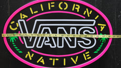 vintage vans california native neon sign (location london)