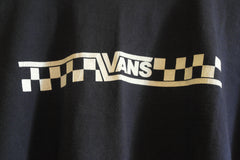vintage vans checkerboard l-s shirt ~ XL
