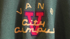 vintage vans varsity city campus sweater ~ L