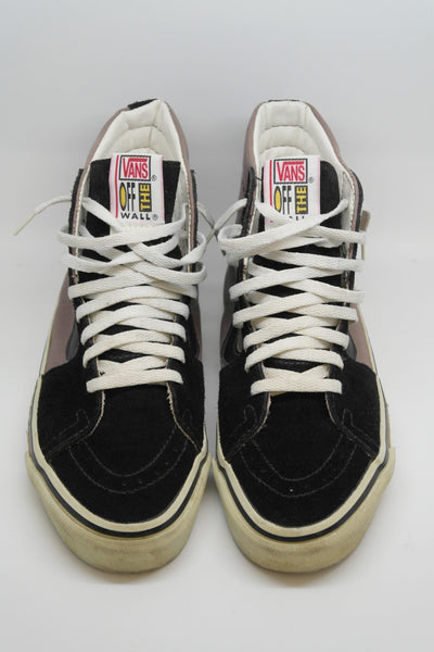 90s Vintage VANS　SK8-HI made in USA Vans Sk8 Hi Tapered Shoes - black (90s grunge black)