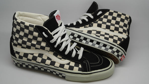 My checkered vans store faded