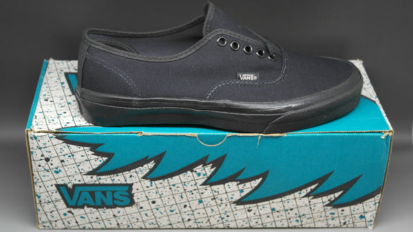 vintage original old vans van doren black black made in usa