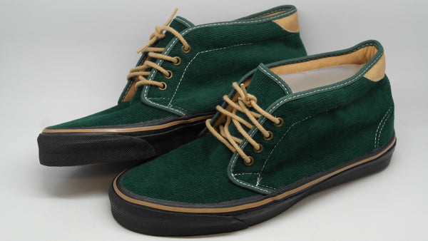 Green corduroy vans clearance