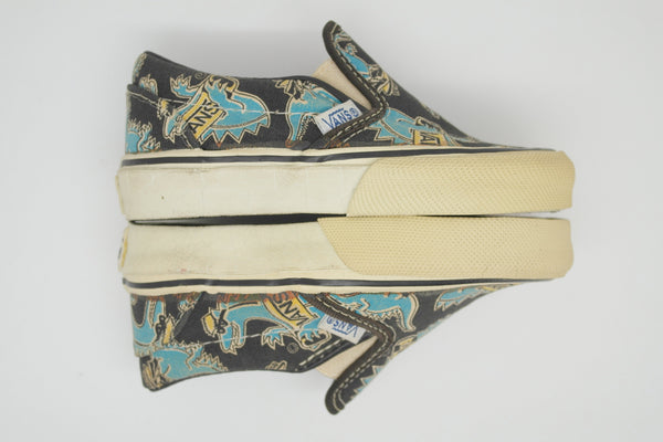 Vans aqua slip on on sale