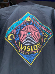 vintage vision street wear jacket ~ M