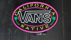 vintage vans california native neon sign (location london)