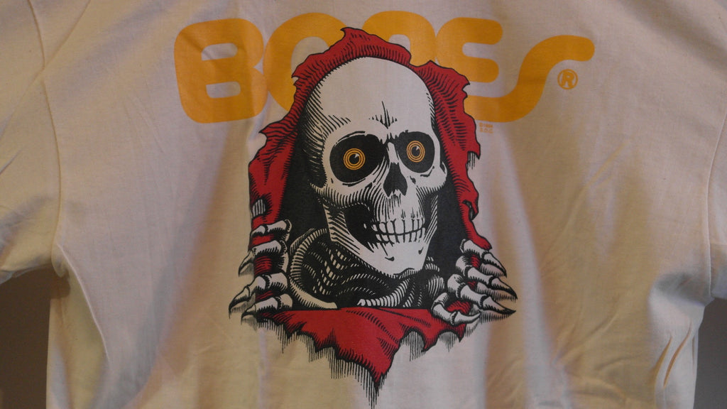 Powell Peralta Ripper Long Sleeve T-Shirt - Men's White Graphic Tee - CTLPPRIPW