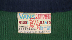 vintage vans varsity city campus cardigan ~ L