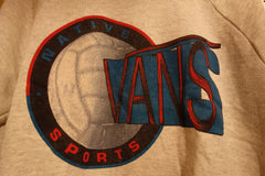 vintage van's sports sweatshirt ~ L