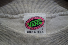 vintage van's sports sweatshirt ~ L